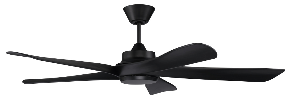 52" Ceiling Fan w/DC Motor, Blades, Not Light Kit Adaptable, Damp Rated