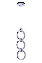 Craftmade 59393-CH-LED - 3 Ring LED Pendant