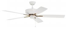 Craftmade P52WSB5-52WWOK - 52" Ceiling Fan Ceiling Fan w/Blades
