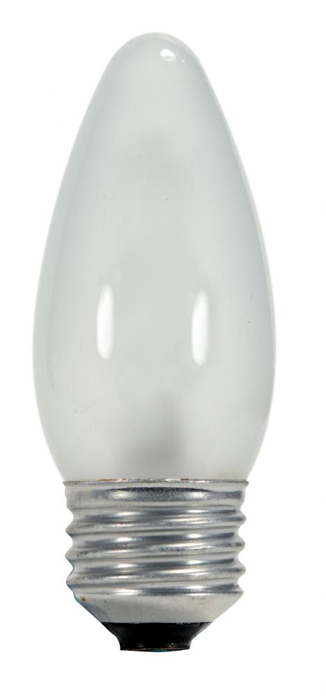 43 Watt; Halogen; B11; Frosted; 1000 Average rated hours; 750 Lumens; Medium base; 120 Volt; 2-Card