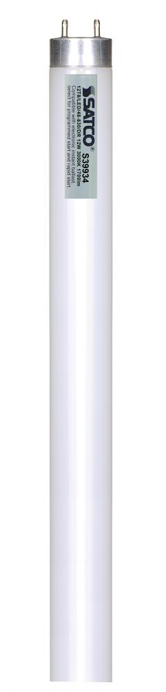 12 Watt T8 LED; Medium bi-pin base; 3000K; 50000 Average rated hours; 1700 Lumens; Type A; Ballast
