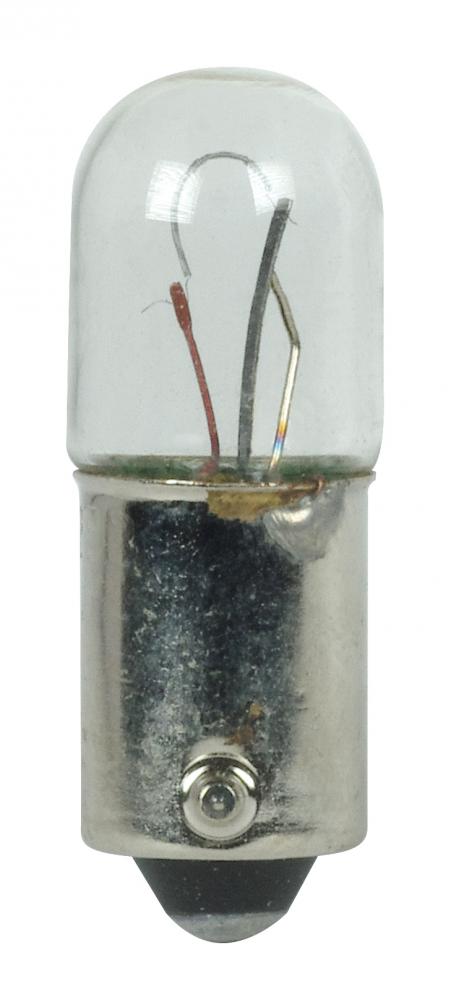 3.78 Watt miniature; T3 1/4; 500 Average rated hours; Miniature Bayonet base; 14 Volt