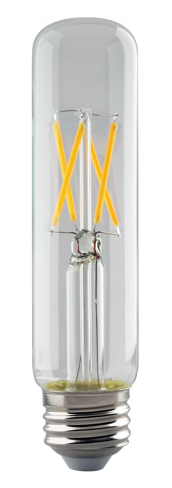 4 Watt T10 LED; Clear; Medium base; 2700K; 350 Lumens; 120 Volt