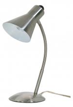 Satco Products Inc. 60/808 - Gooseneck Desk Lamp - 1 Light - Brushed Nickel