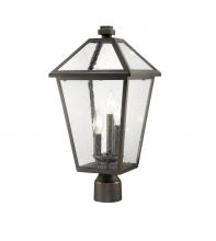 Z-Lite 579PHBR-ORB - 3 Light Outdoor Post Mount Fixture