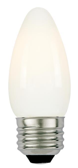 2-1/2W B11 Filament LED Dimmable Soft White 2700K E26 (Medium) Base, 120 Volt, Card, 2-Pack