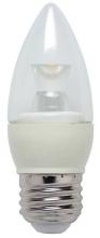 Westinghouse 0321200 - 3W B10 LED Dimmable Warm White E26 (Medium) Base, 120 Volt, Card