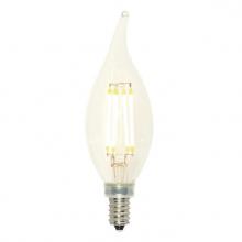 Westinghouse 3517200 - 4W CA11 Filament LED Dimmable Clear 2700K E12 (Candelabra) Base, 120 Volt, Box