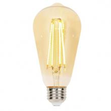 Westinghouse 5317800 - 6.5W ST20 Filament LED Dimmable Amber 2200K E26 (Medium) Base, 120 Volt, Box