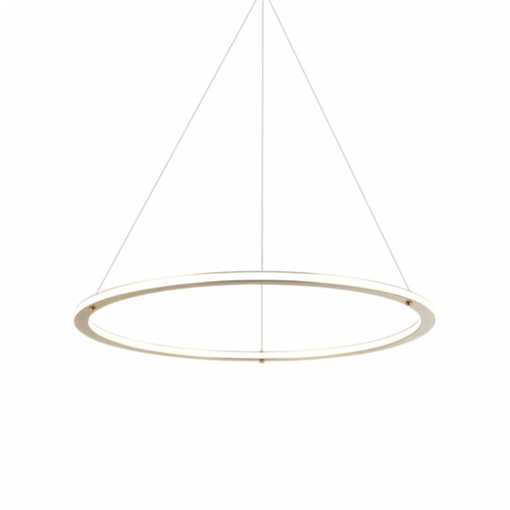 Victoria Brushed Gold Pendant