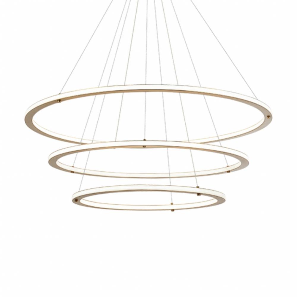 Victoria Brushed Gold Pendant