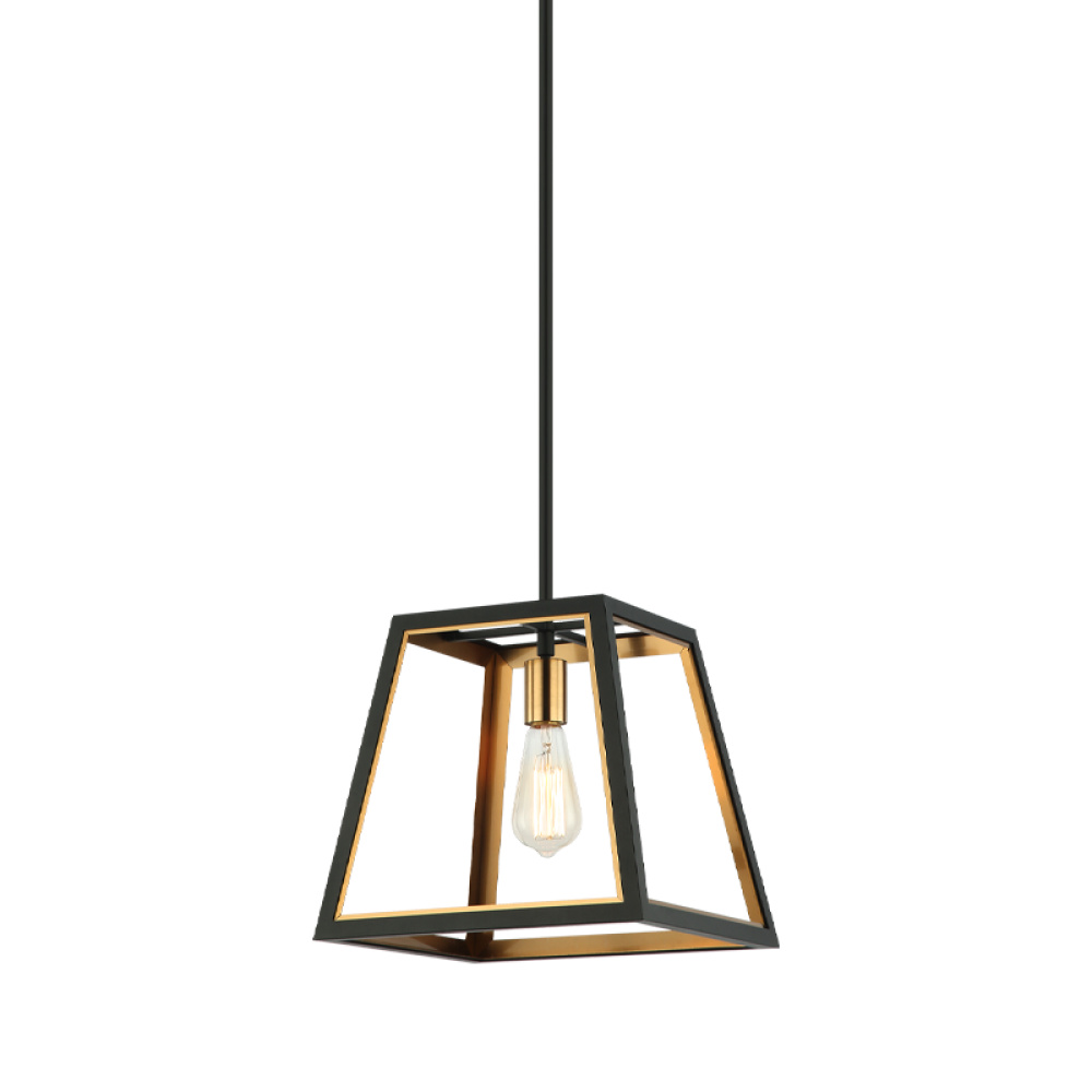 Rosalie Matte Black Pendant