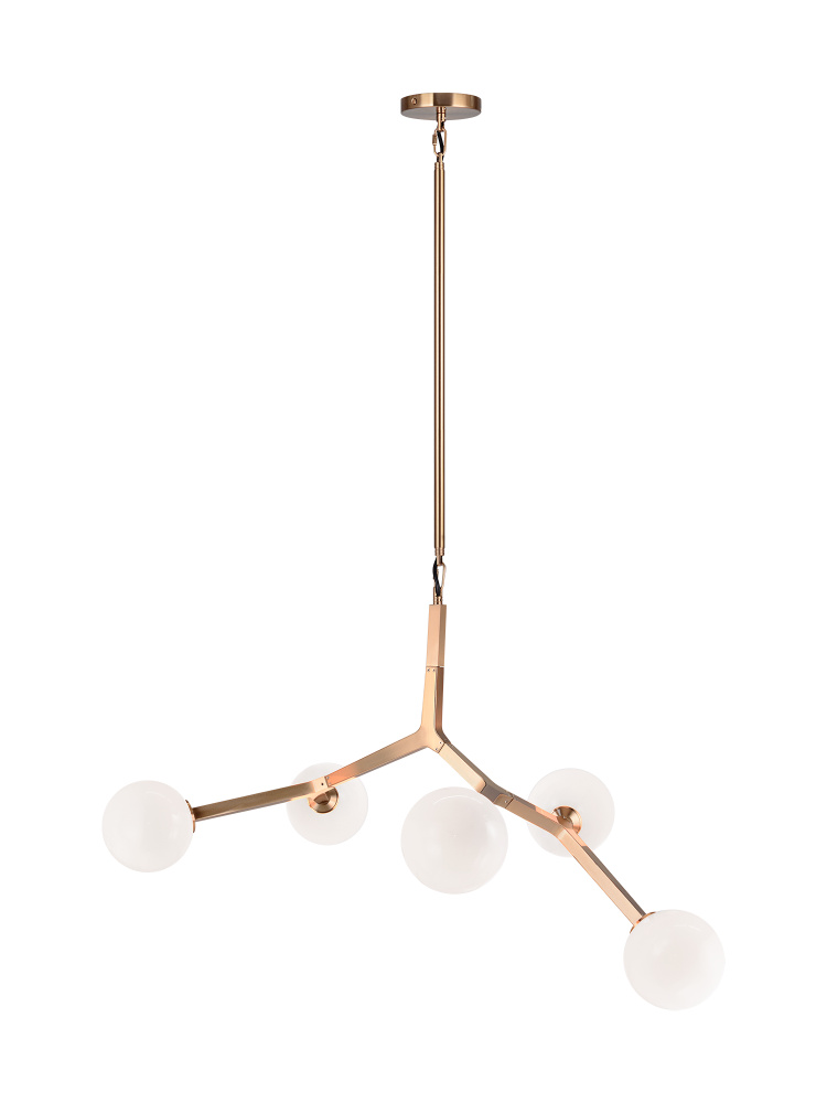 Rami Aged Gold Brass Pendant
