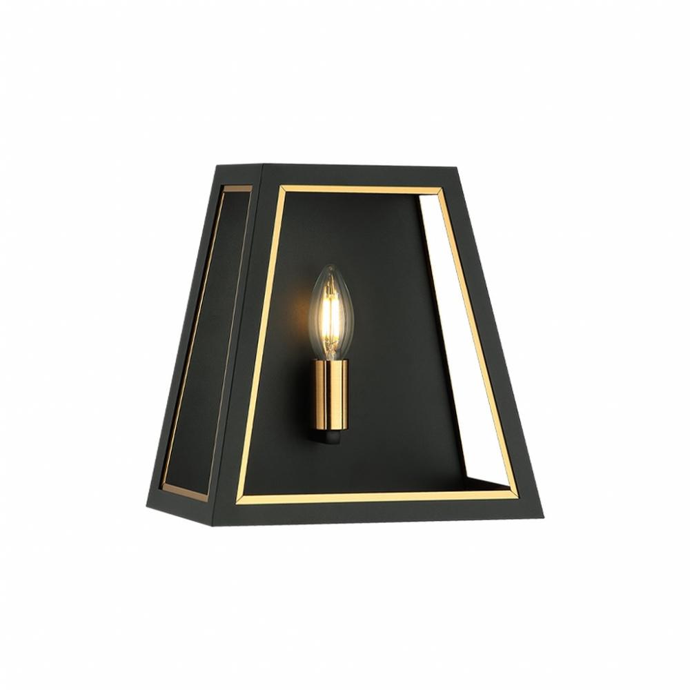 Rosalie Matte Black Wall Sconce