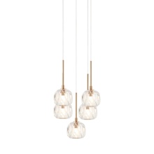 Matteo Lighting C61435AG - Rosa Chandelier