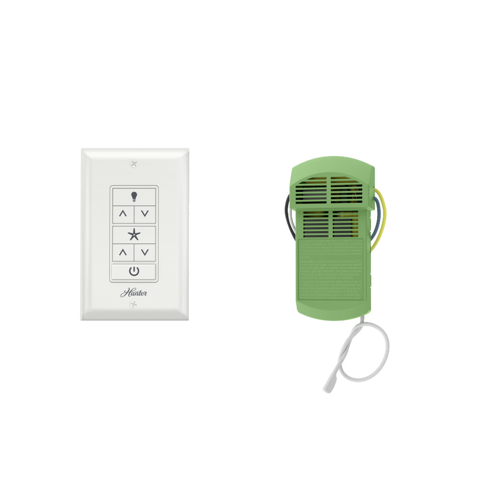 Hunter Universal Fan-Light Wall Control with Receiver
