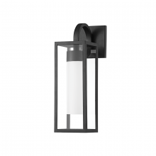 Troy B6911-TBK - 1 LIGHT SMALL EXTERIOR WALL SCONCE
