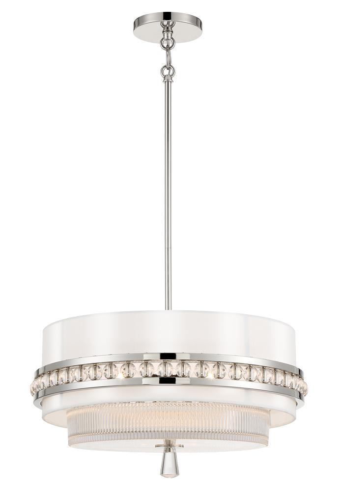 SUTTON - 6 LIGHT SEMI FLUSH AND PENDANT