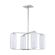 Hudson Valley 3474-PN - 4 LIGHT CHANDELIER