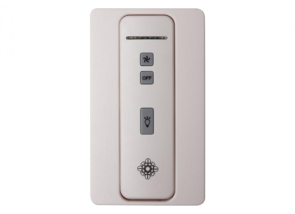 Hand-held 4-speed remote control, TRANSMITTER ONLY. Fan speed and downlight control. (non-reversing)