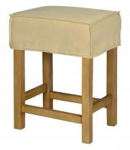 Forty West Designs 32572-WO - Short Saddle Stool Slip Cover