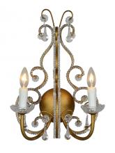 Forty West Designs 70304 - Fitzjohn Beaded Crystal Sconce