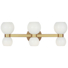 Visual Comfort & Co. Studio Collection KSV1006BBSMG - Londyn Six Light Vanity