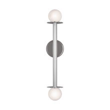 Visual Comfort & Co. Studio Collection KWL1012PN - Nodes Double Sconce