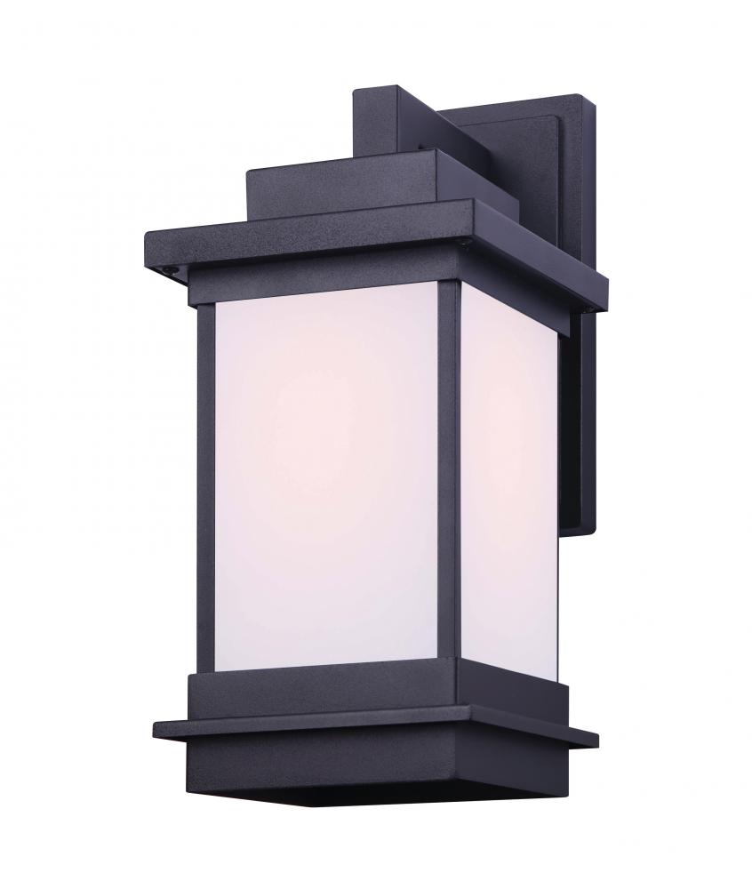 Arkello 1 Light Outdoor Lantern, Black Finish