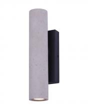 Canarm LOL518BK - RIVO, LOL518BK, BK (Sand) Color, LED Outdoor Up and Down Light, Cement and Acryl