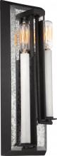 Nuvo 60/5386 - 2-Light Wall Sconce in Textured Black and Antique Nickel Finish