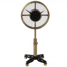 Uttermost 06104 - Uttermost Gio Brass Table Clock