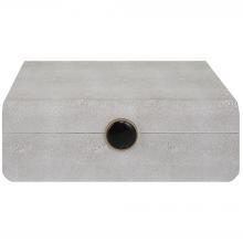 Uttermost 17995 - Uttermost Lalique White Shagreen Box