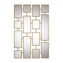 Uttermost 09271 - Uttermost Kennon Forged Gold Rectangles Mirror