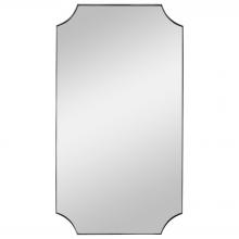 Uttermost 09710 - Uttermost Lennox Nickel Scalloped Corner Mirror