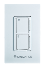 Fanimation WC2WH - Wall Control - Fan 3 Speeds and Dimming Light - WH