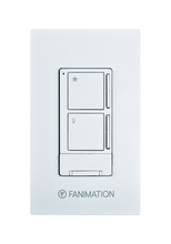 Fanimation WR501WH - Wall Control with Receiver - 3 Fan Speeds & Light - WH