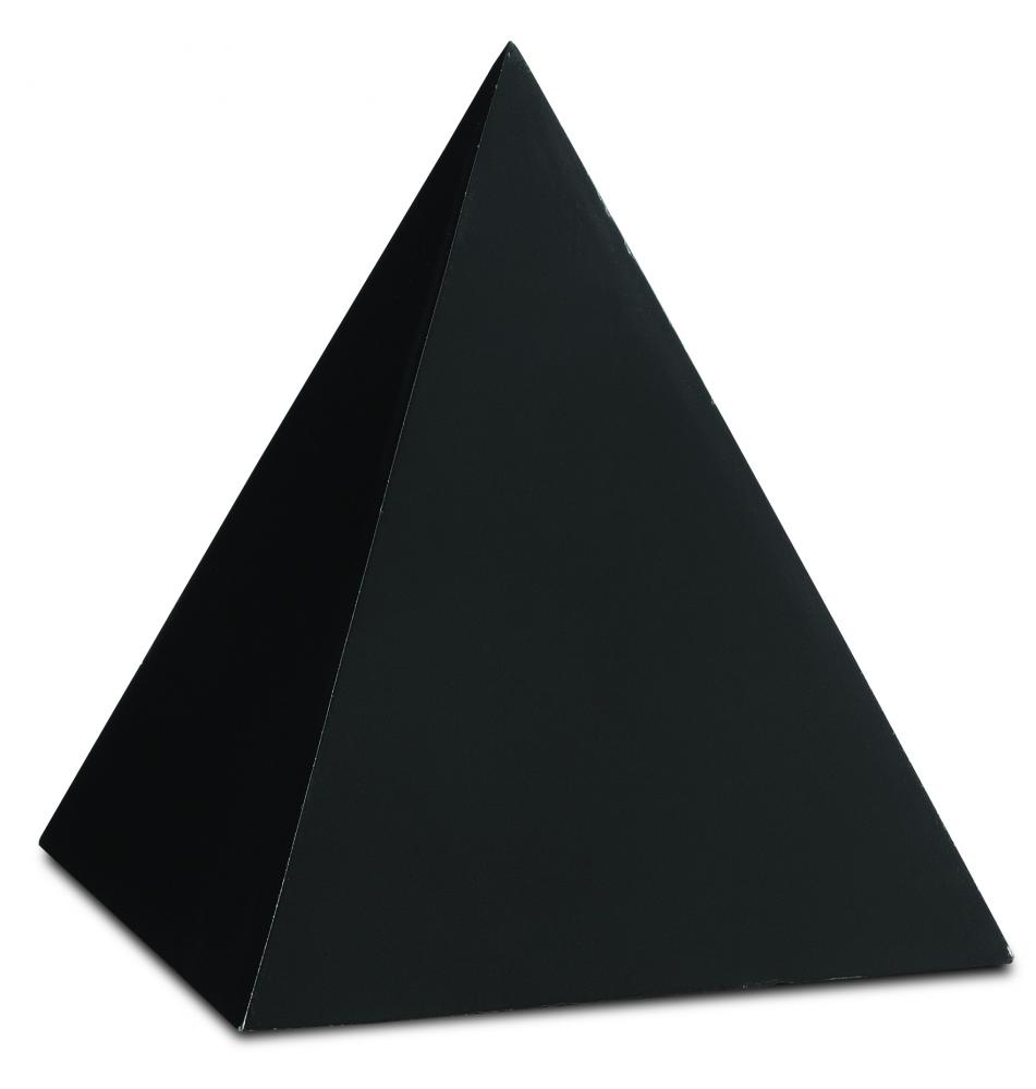 Black Large Concrete Pyramid
