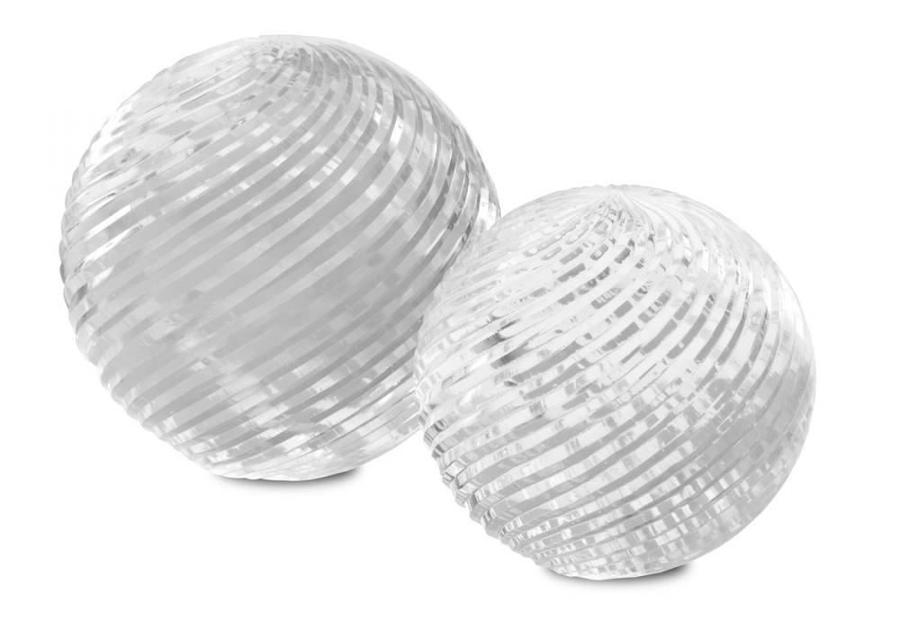 Medici Glass Sphere Set of 2