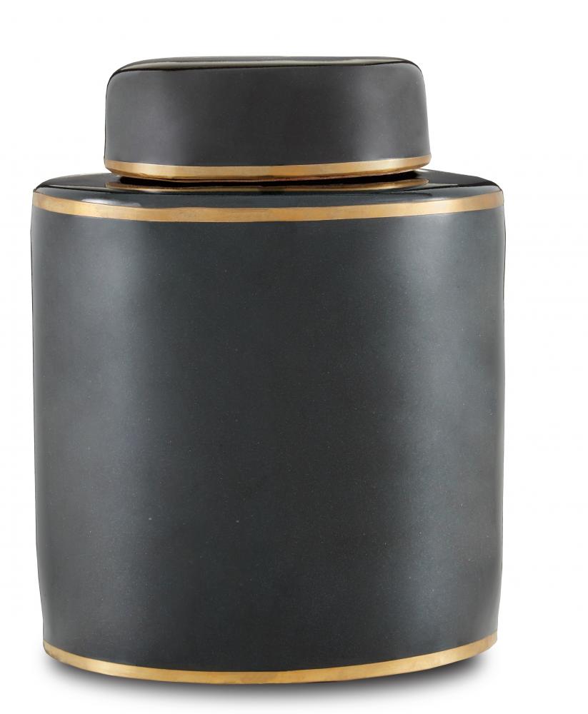 Dark Green Small Tea Canister