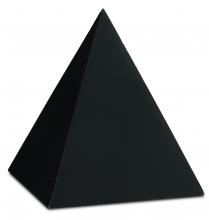 Currey 1200-0047 - Black Large Concrete Pyramid